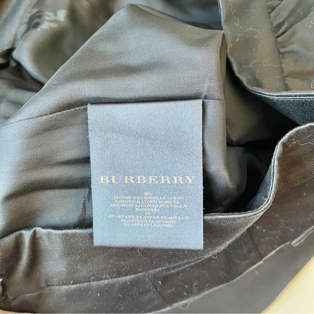 Burberry Black Office Cargo Pencil Skirt NWOT 40 - Picture 7 of 10